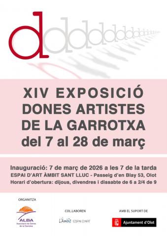XIV EXPOSICIÓ DE DONES ARTISTES DE LA GARROTXA